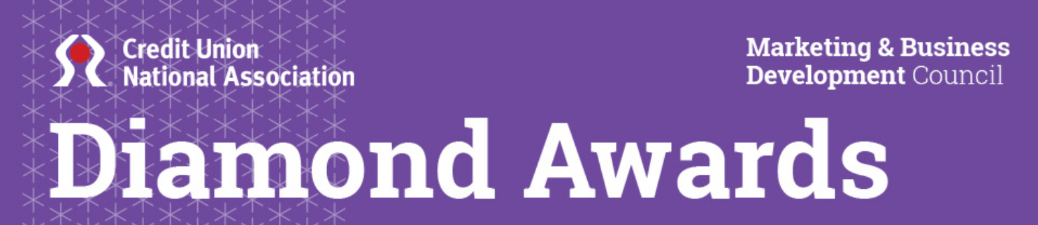Purple background with the CUNA logo and Diamond Awards